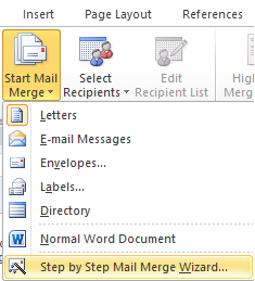 What is mail Merge in ms word