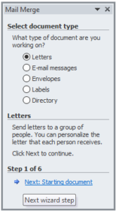 what is Mail Merge