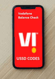 Vodafone balance check number