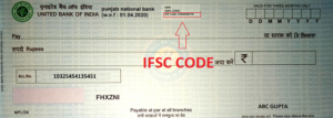 IFSC CODE Check book
