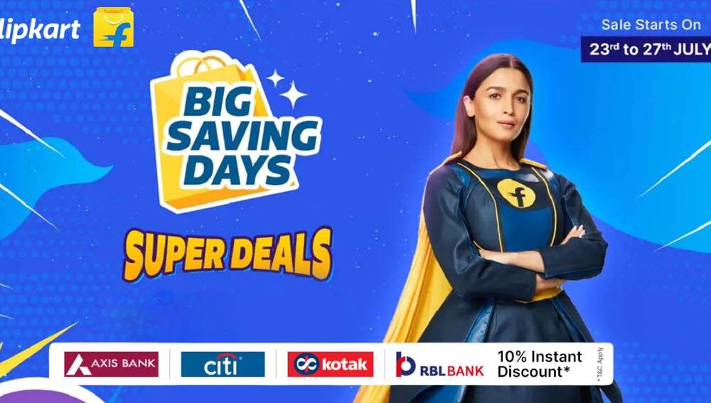 Flipkart Big Saving Days sale: You can get item from 99rs take a look at the sale's special offer