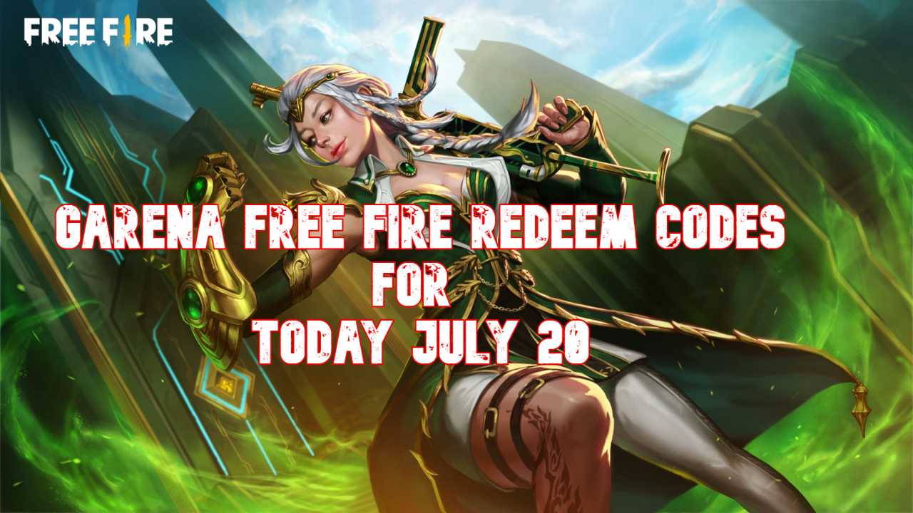 Garena Free Fire Redeem codes for Today July 20: ff Reward how to redeem