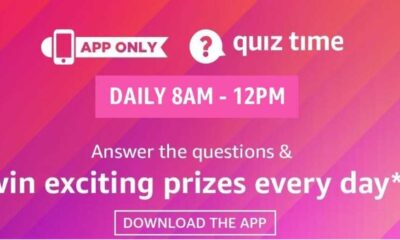 What are the Amazon Daily quiz answers today 13th September 2022: Win 500rs Amazon Pay Balance