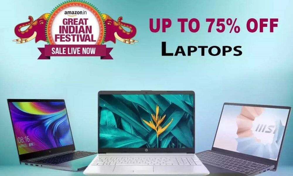Up to 40 percent off! Buy laptops from famous brands including HP, Lenovo at cheap prices in Amazon